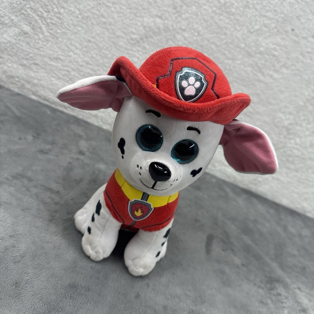 TY Beanie Boos Paw Patrol 6" Marshall the Dalmatian Dog Stuffed Animal Plush